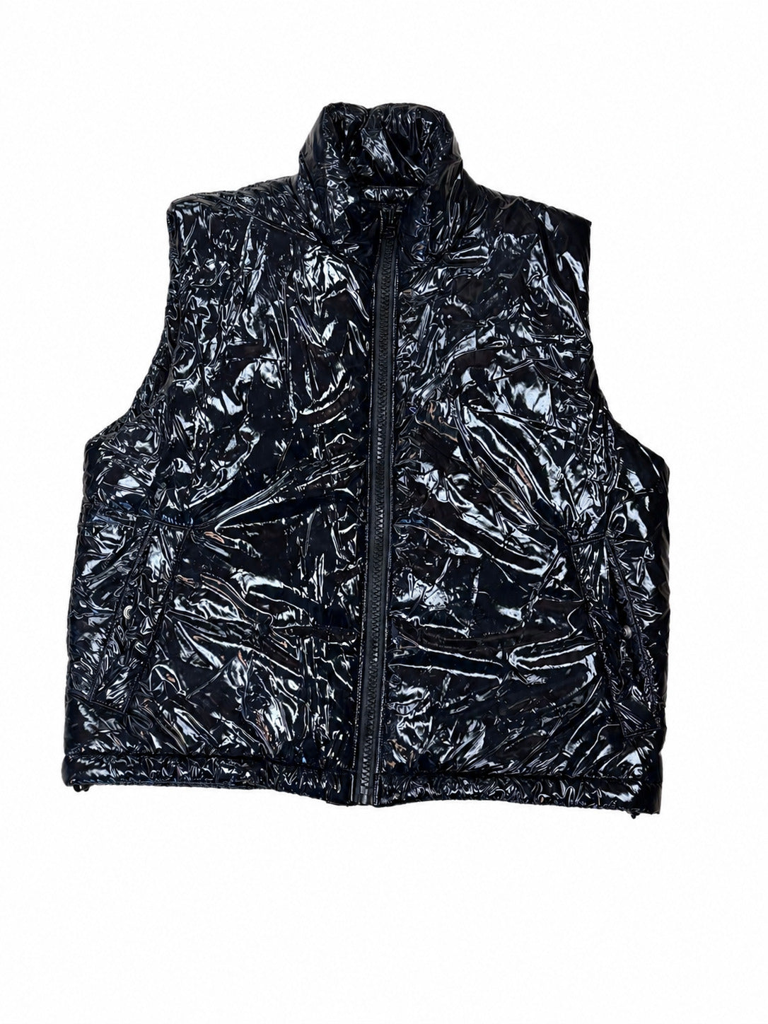 Acne Studios Patent Puffer Vest