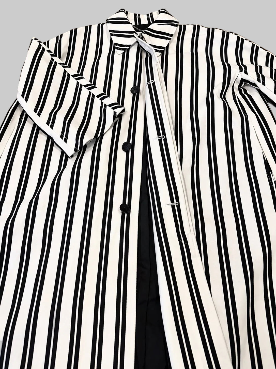 Balenciaga Paris Striped Shirt Dress