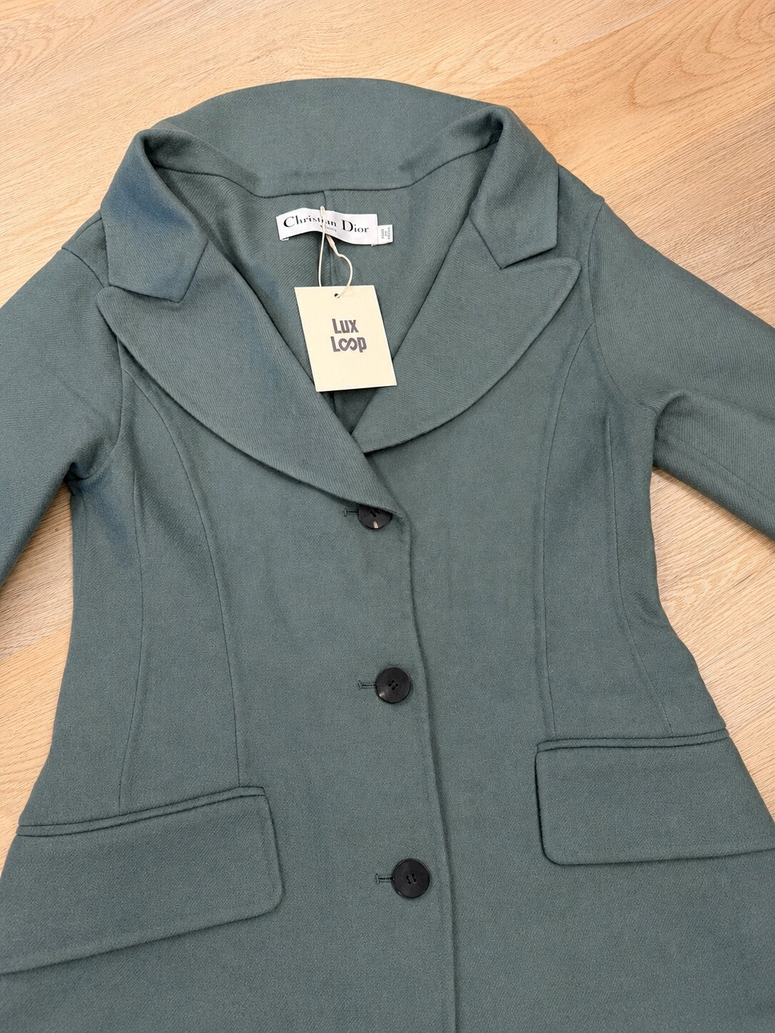 Christian Dior Wool A-Line Coat