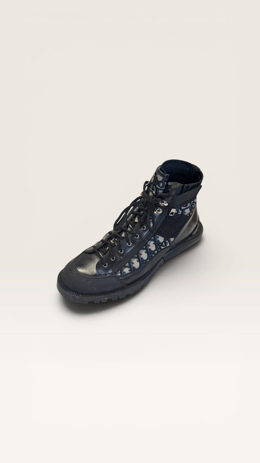 Christian Dior Oblique High-Top Sneaker
