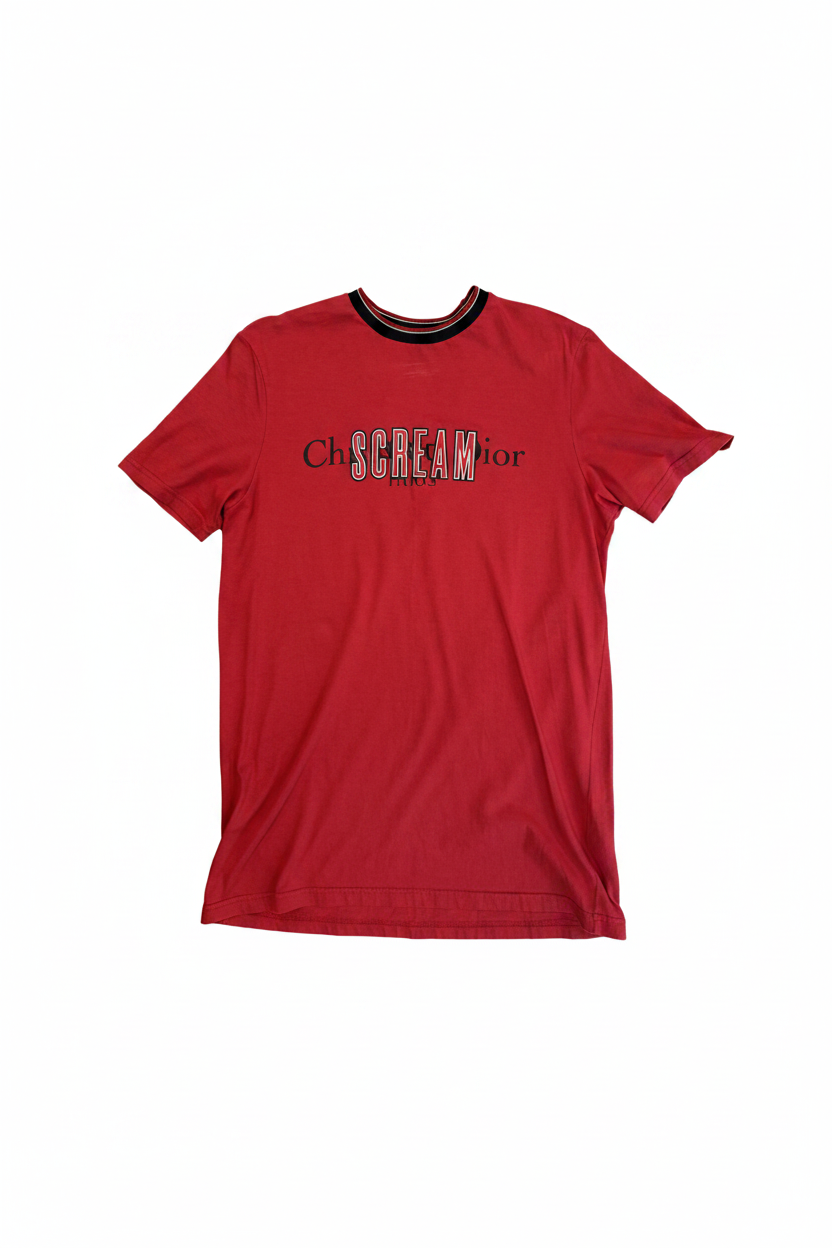 Dior "SCREAM" x Christian Dior Paris Graphic T-Shirt