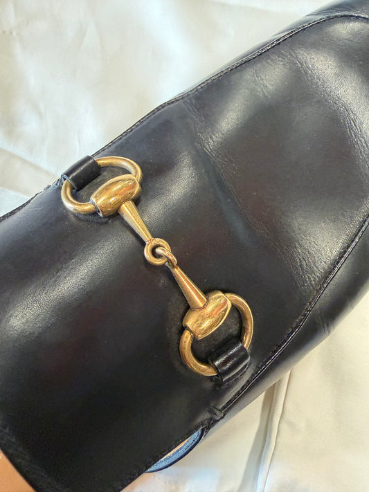 Gucci Princetown Black Leather Flat Mule