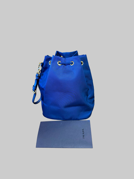Prada Re-Nylon Drawstring Bucket Bag
