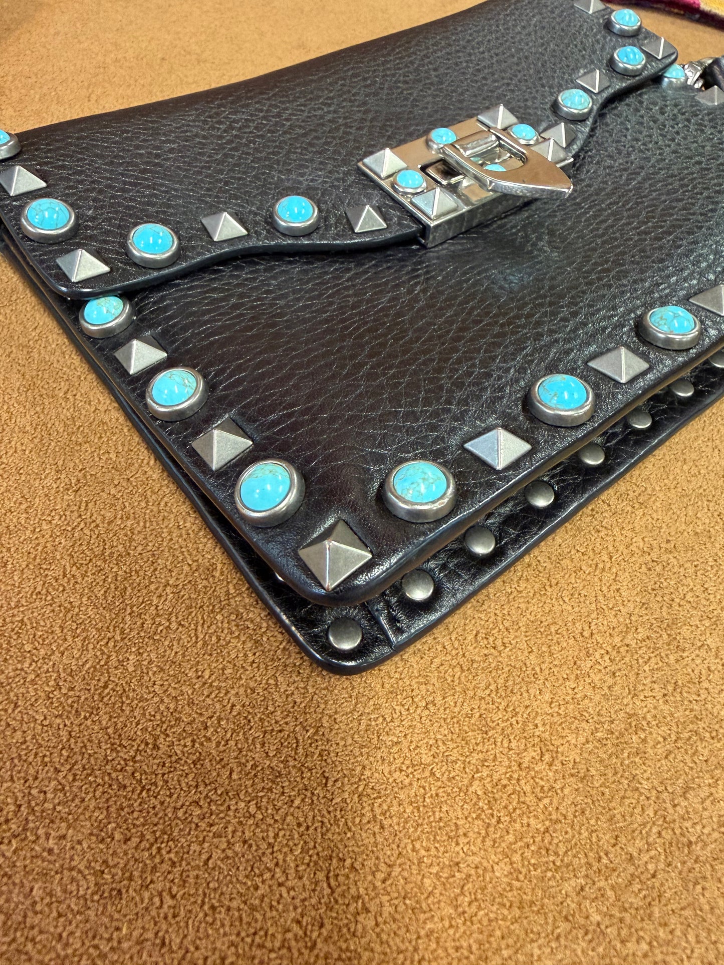 Valentino Rockstud Rolling Mini Crossbody Bag