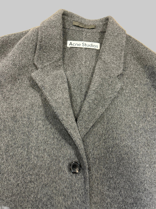 Acne Studios Single-Breasted Wool Overcoat