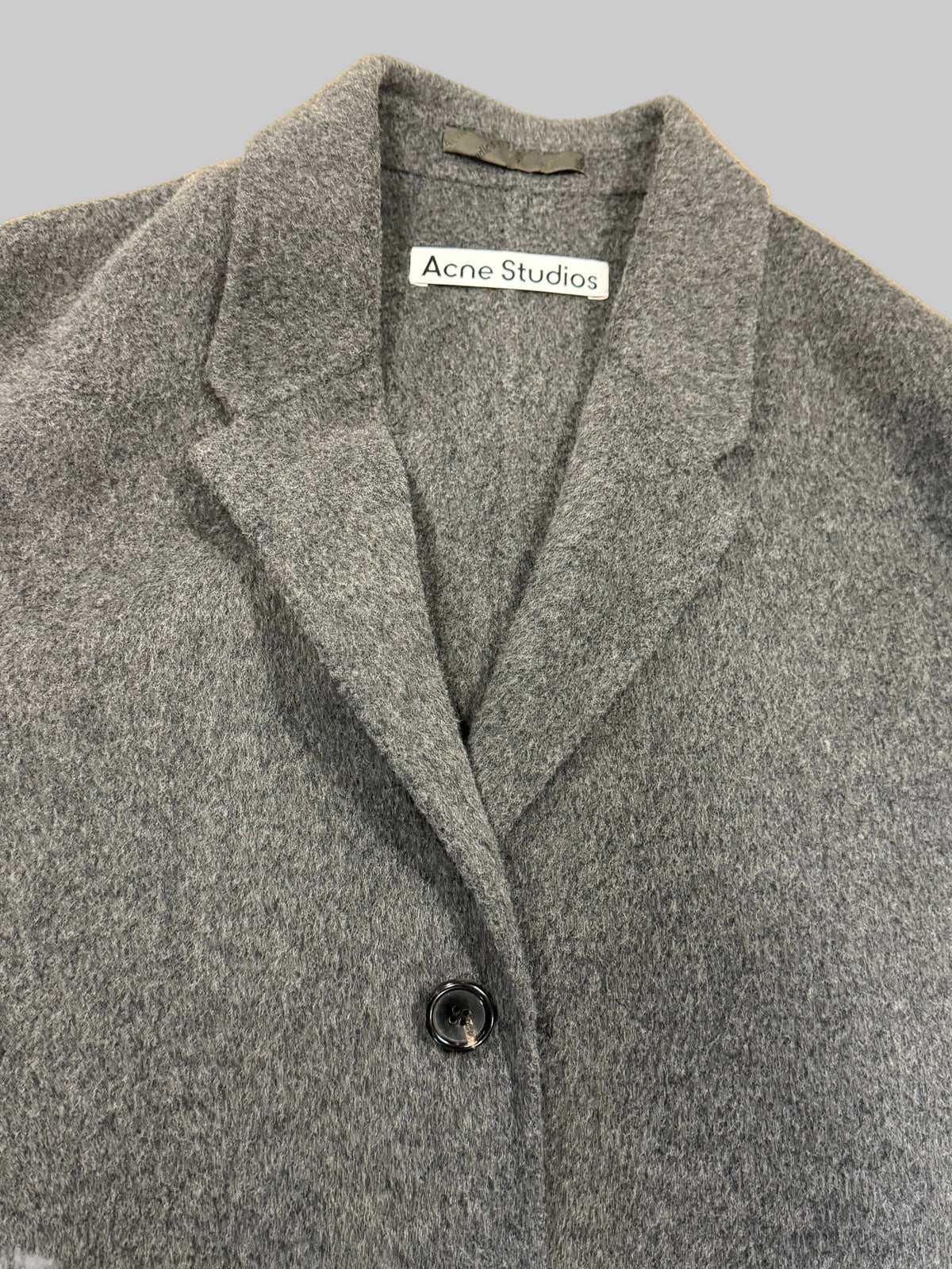 Acne Studios Single-Breasted Wool Overcoat