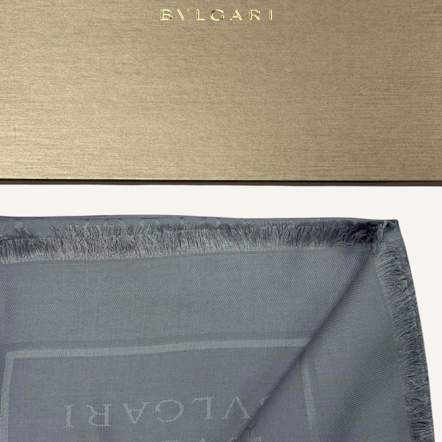 Bvlgari Logomania Silk/Wool Blend Shawl