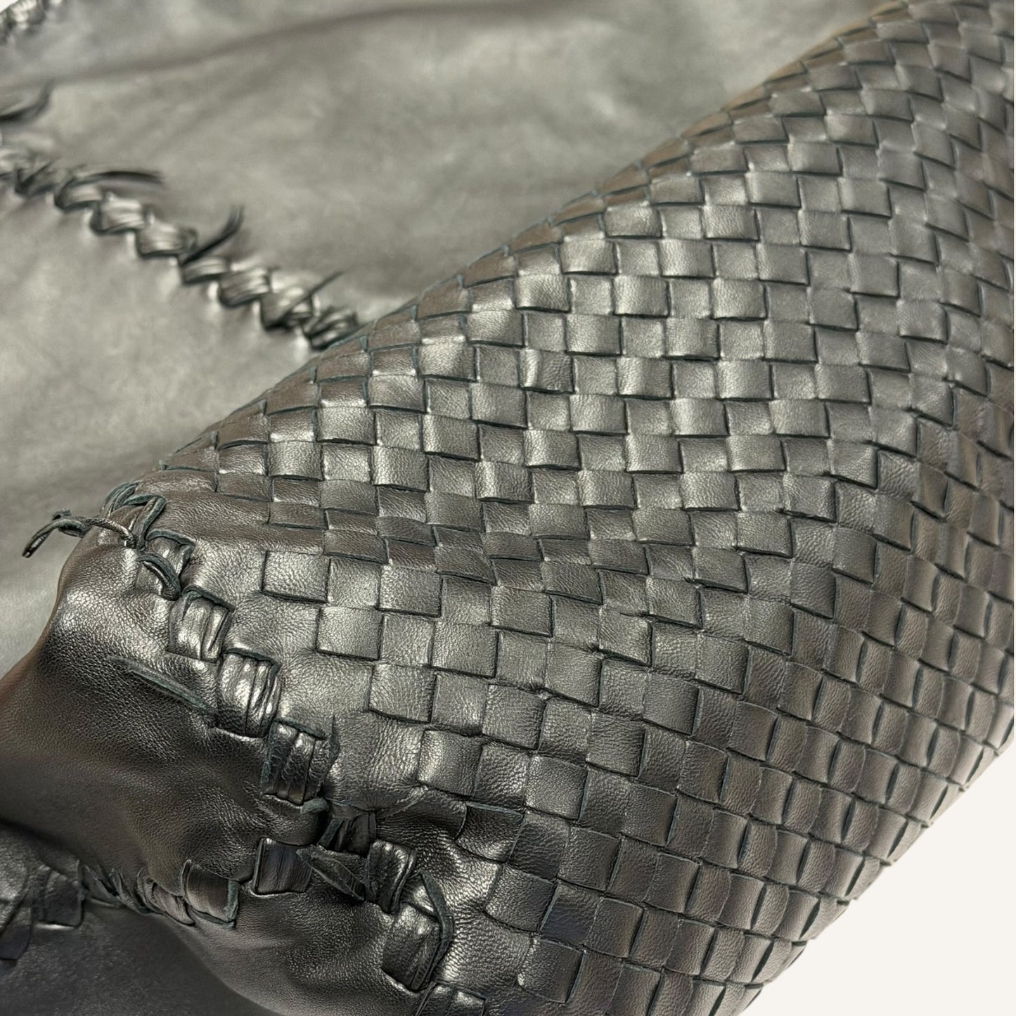 Bottega Veneta Large Intrecciato Leather Hobo Bag
