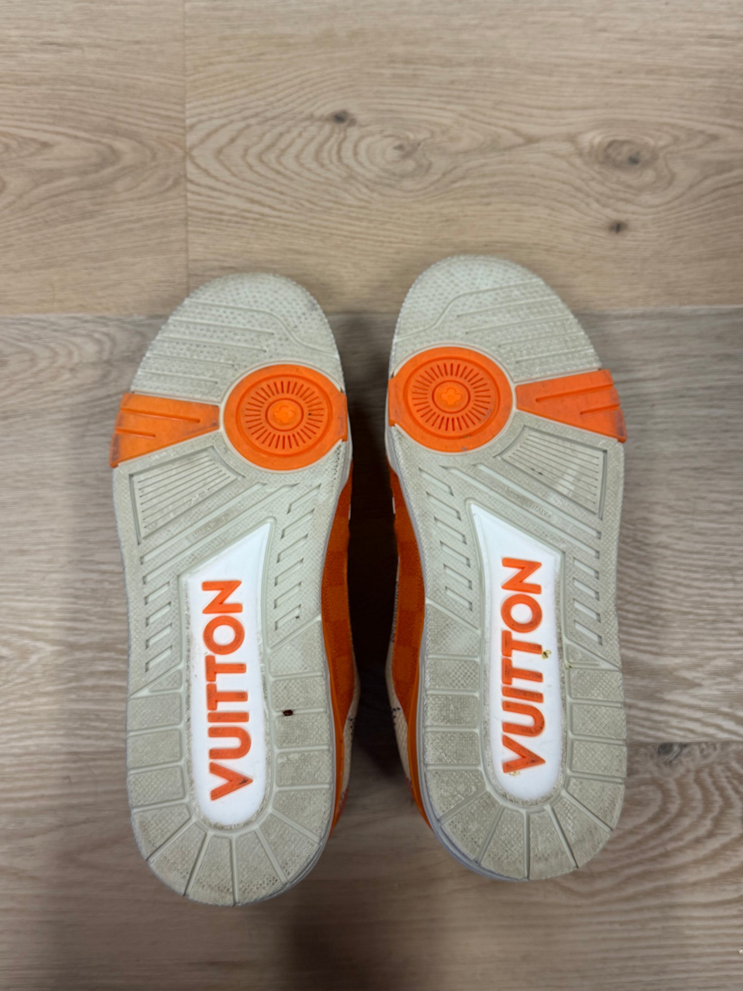 Louis Vuitton Orange Trainer Sneaker