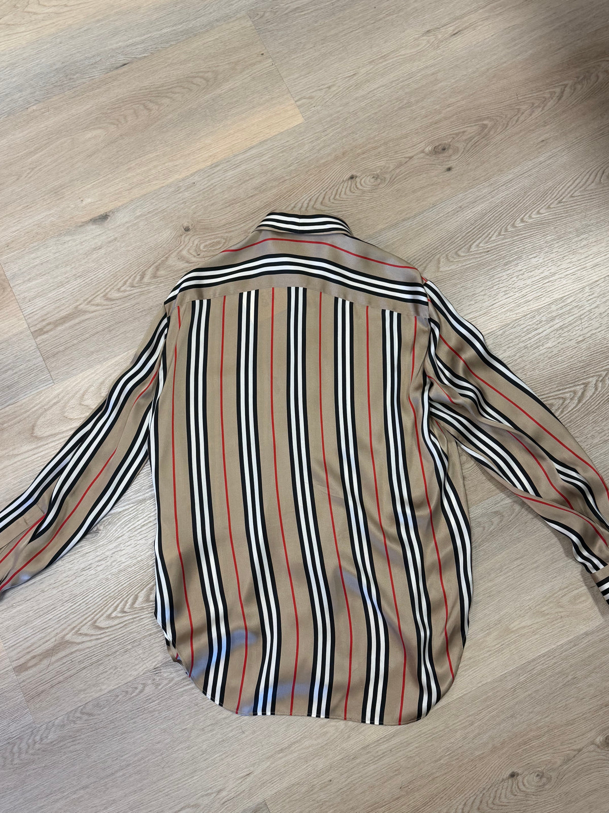 Burberry Icon Stripe Silk Shirt