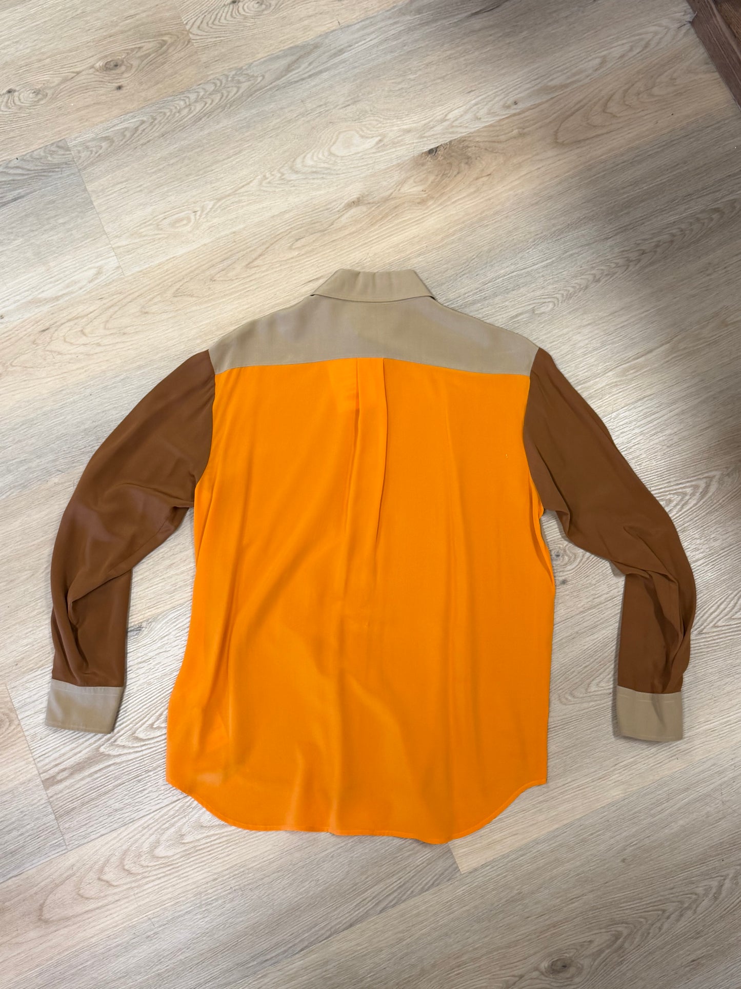 Burberry Colourblock Silk Shirt