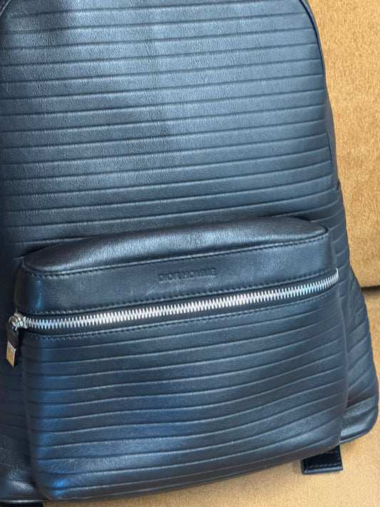 Dior Homme Quilted Leather Backpack – Black