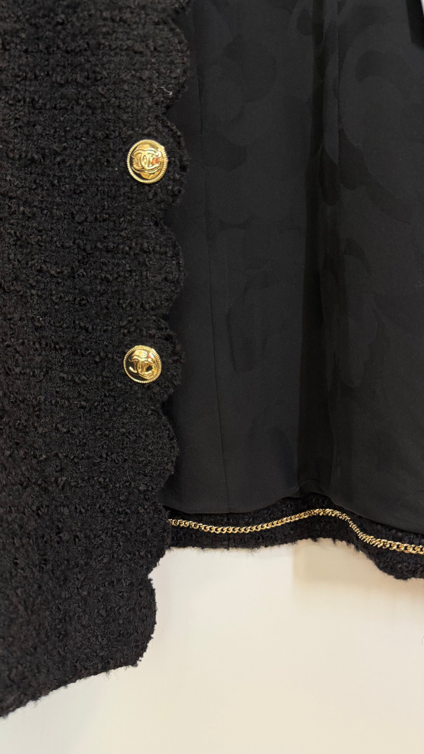 Chanel Black Tweed Jacket