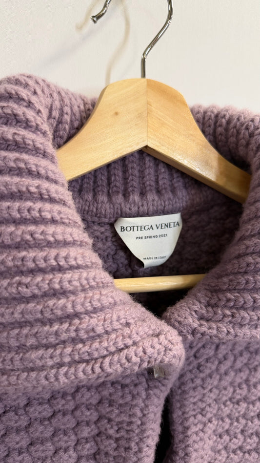 Bottega Veneta Chunky Knit Longline Cardigan — Pre Spring 2021