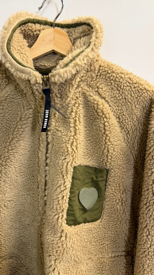 Human Made Fleece Zip Up Jacket