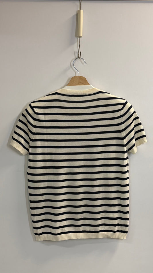 Christian Dior Paris 'J'ADIOR 8' Marinière Striped Knit Top