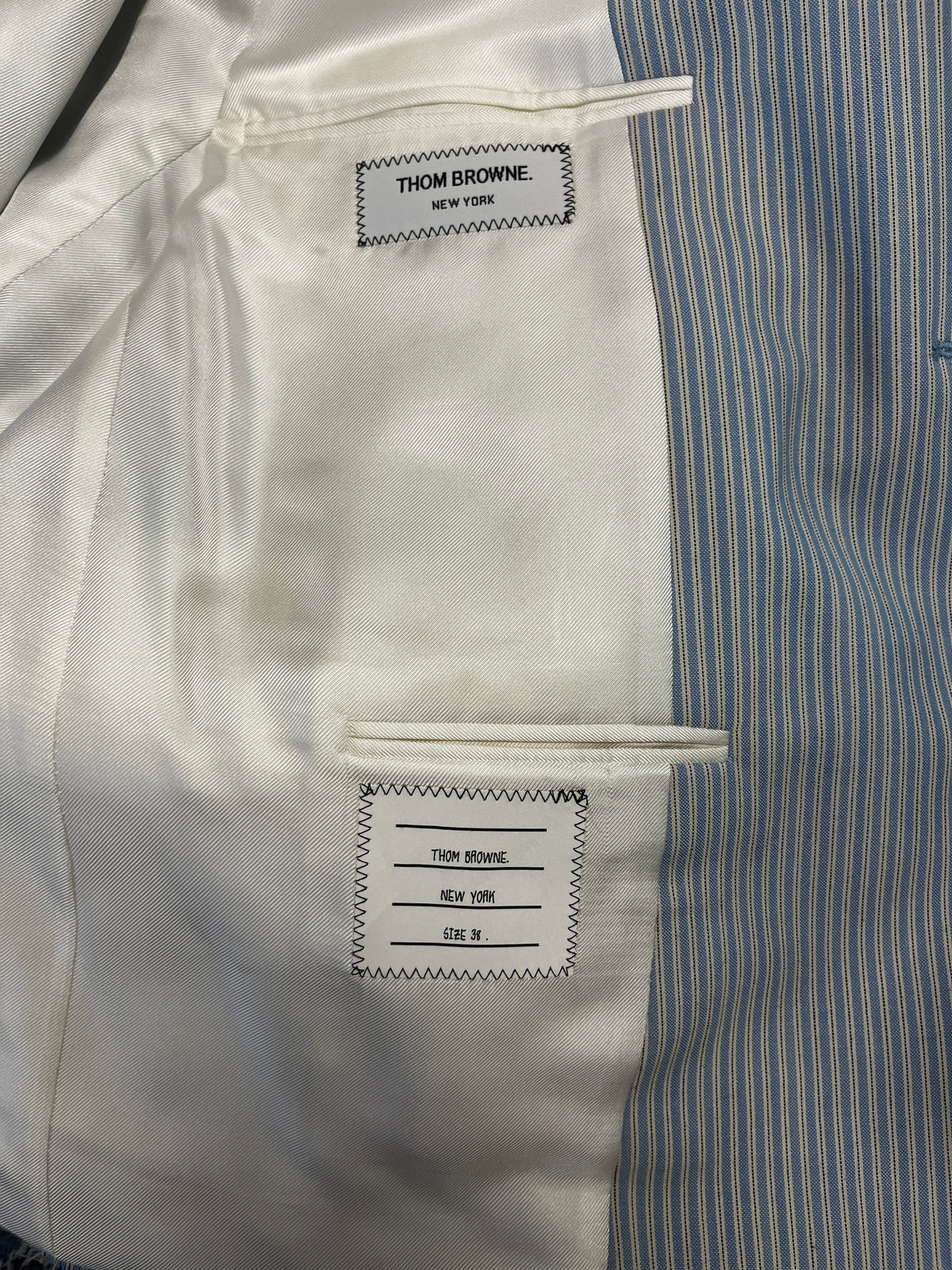 Thom Browne Double-Breasted Striped Blazer