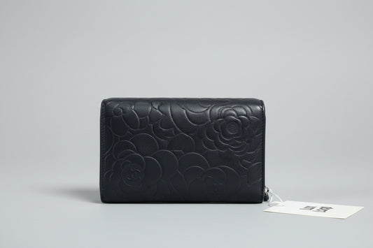 Chanel Camellia Bi-Fold Wallet