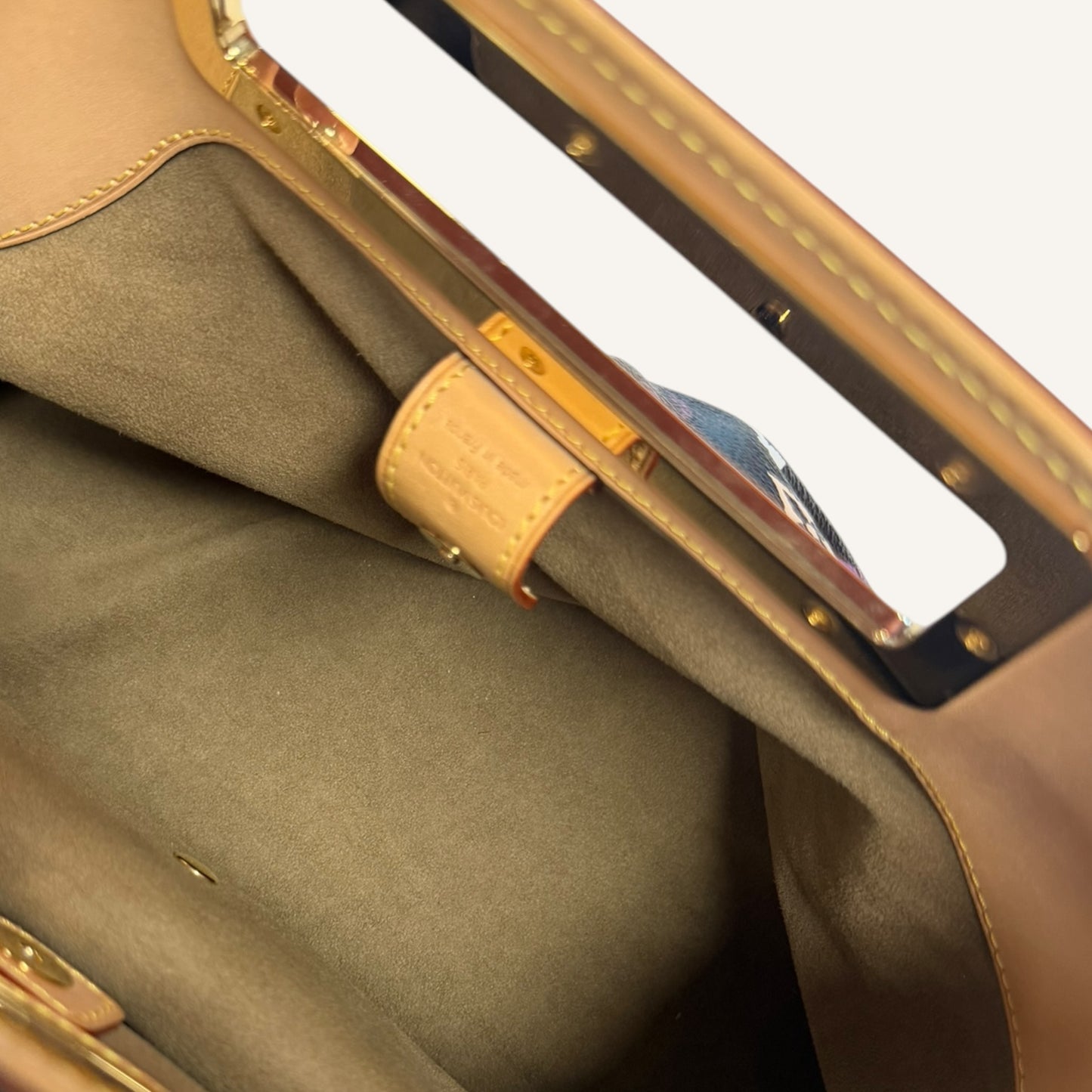 Louis Vuitton Judy MM bag in black Monogram Multicolored canvas