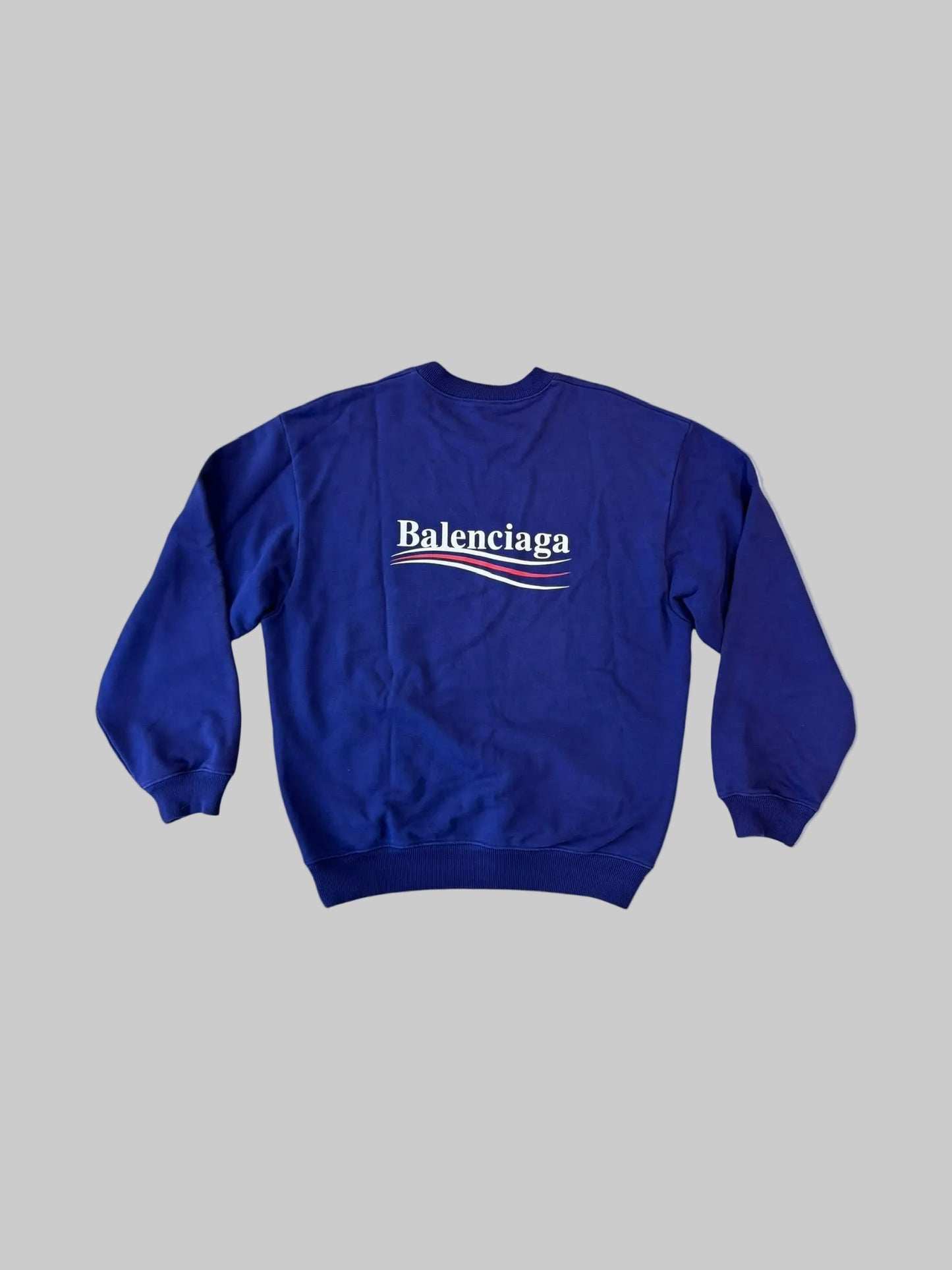 Balenciaga Printed Logo Crewneck Sweater