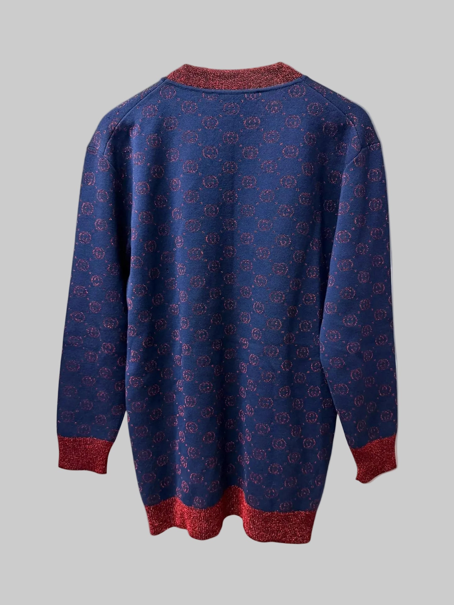 Gucci GG Interlocking Logo Lurex Cardigan