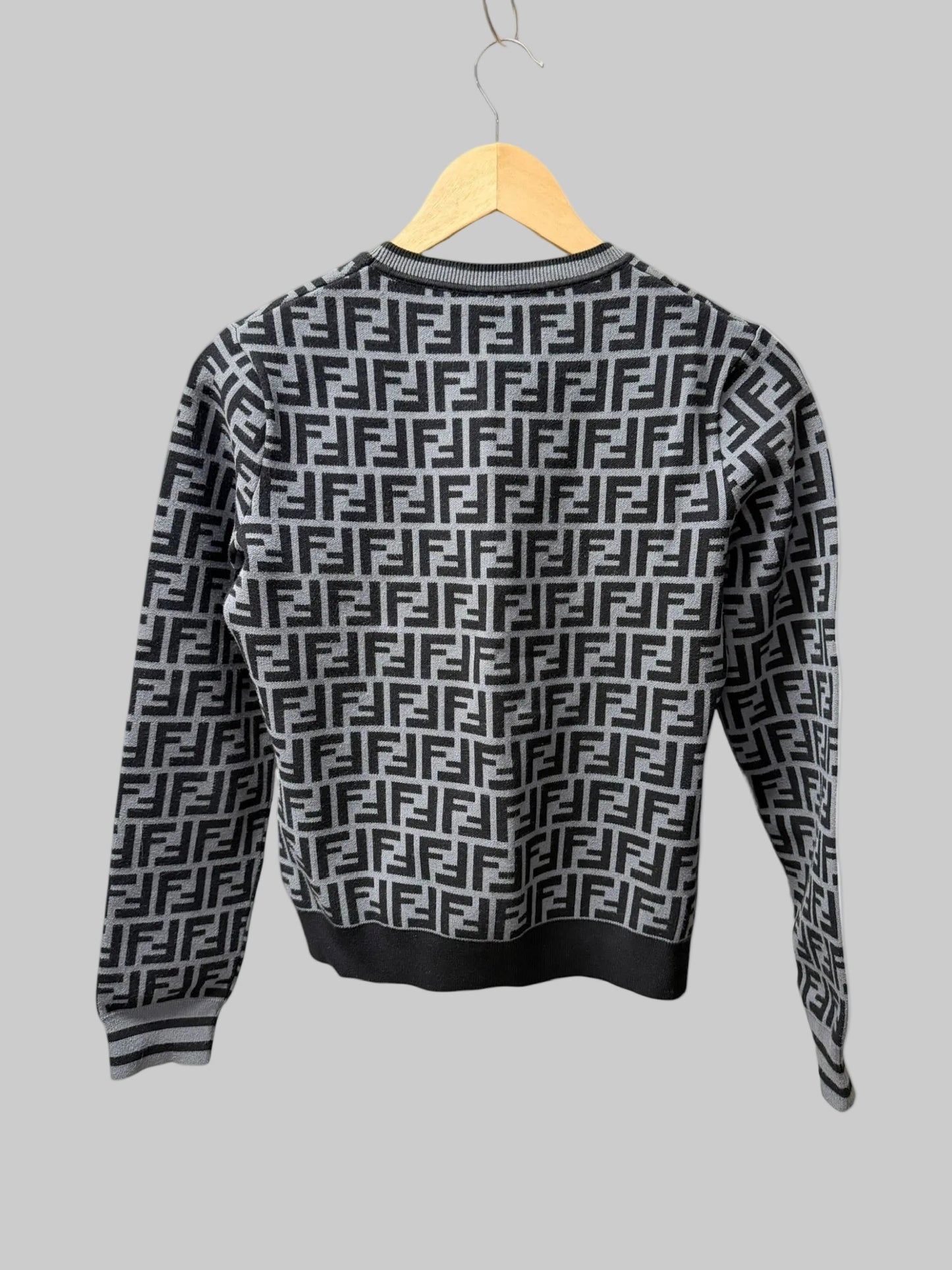 Fendi FF Zucca Monogram Knit Sweater
