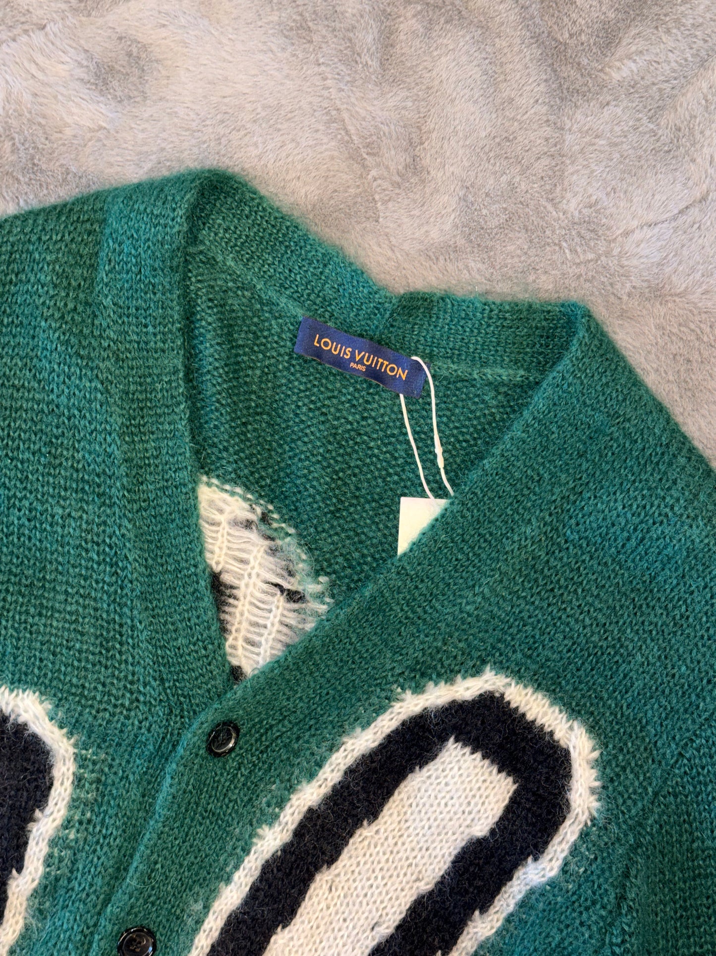Louis Vuitton Graphic Knit Cardigan