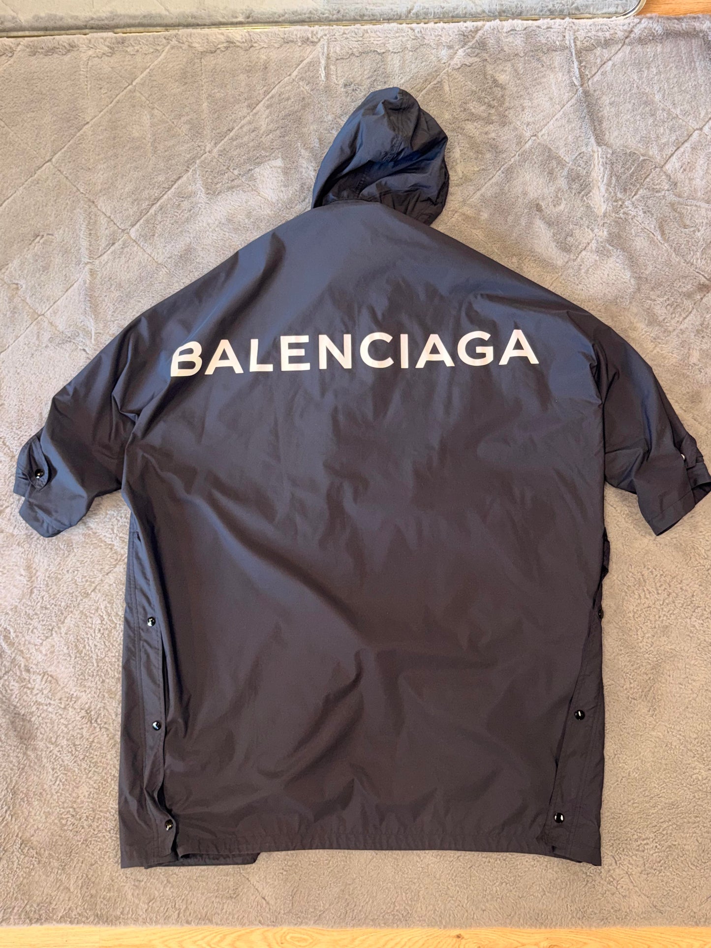 Balenciaga Oversized Logo Windbreaker