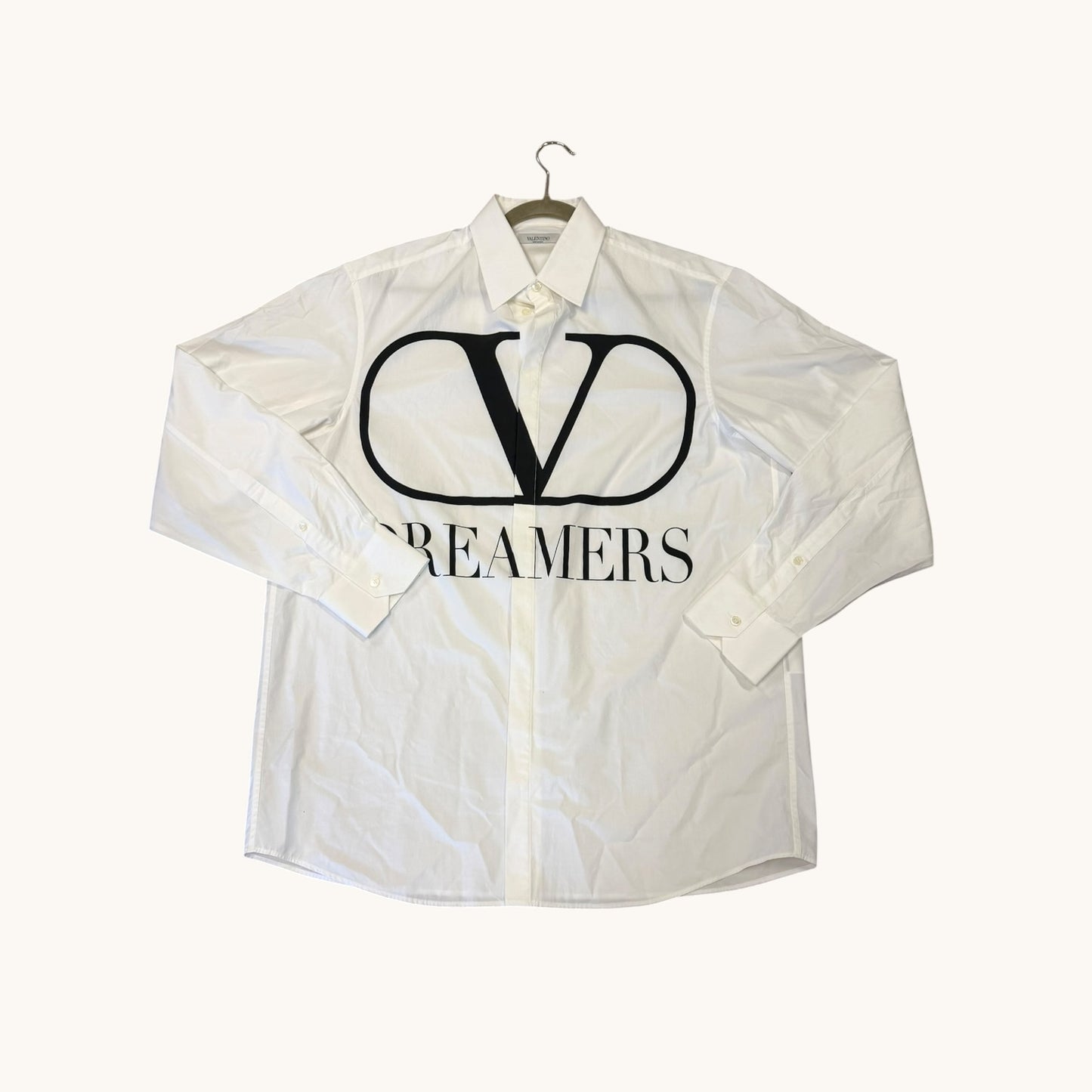 Valentino VLogo "Dreamers" Oversized Cotton Shirt