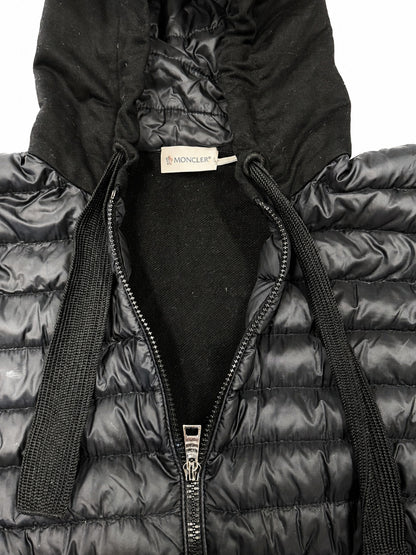 Moncler Maglione Tricot Zip-Up Hybrid Hoodie