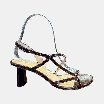 By Far Croc-embossed leather