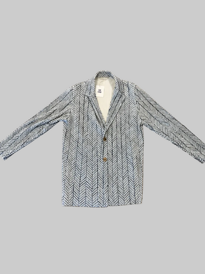 Issey Miyake Homme Plissé Herringbone Blazer