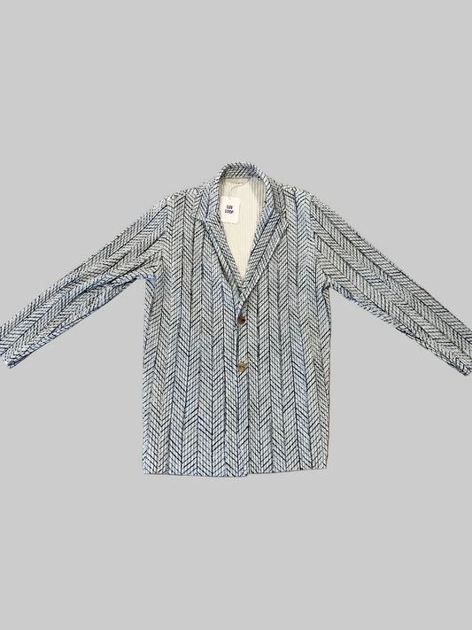 Issey Miyake Homme Plissé Herringbone Blazer