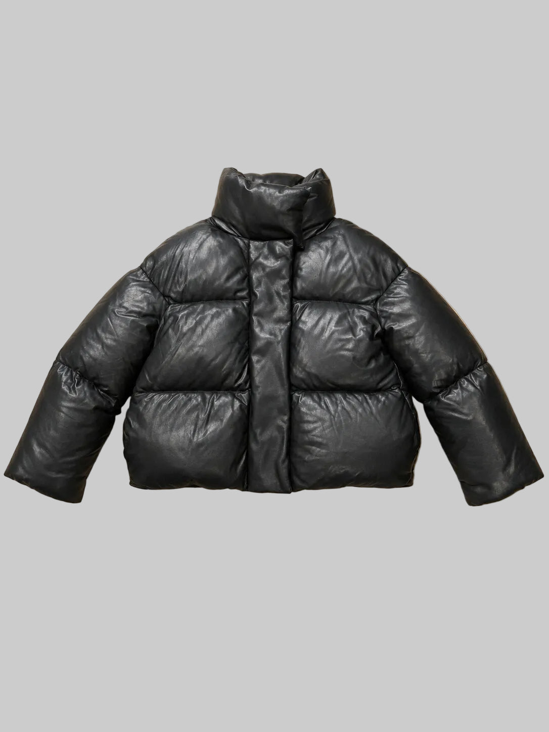 Khaite Lambskin Leather Down Puffer Jacket