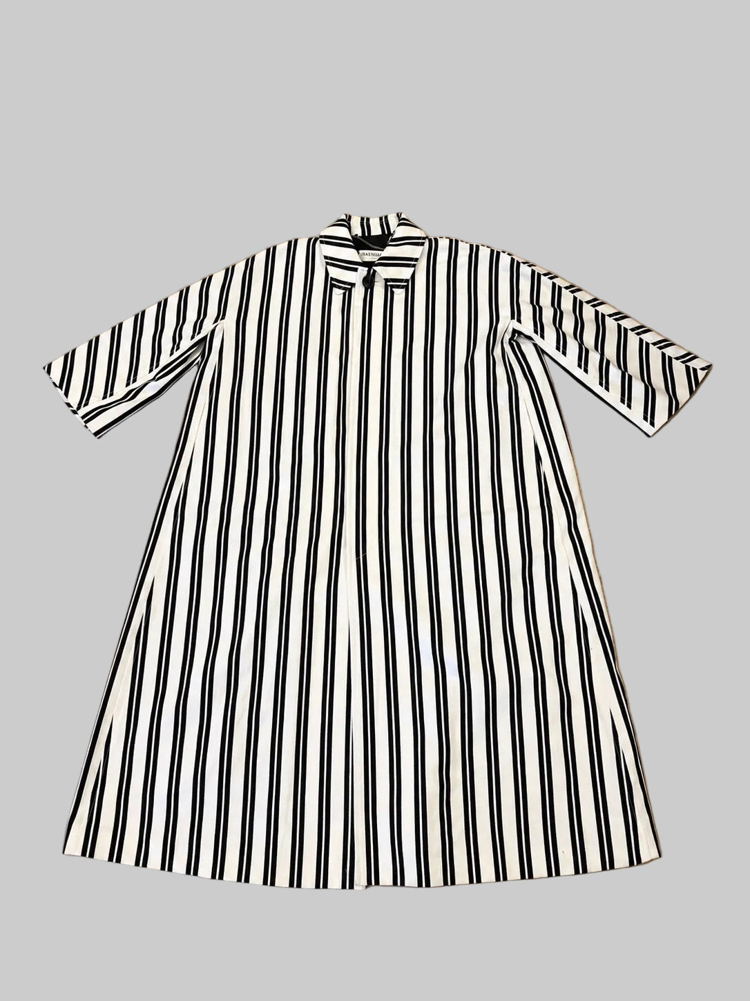 Balenciaga Paris Striped Shirt Dress