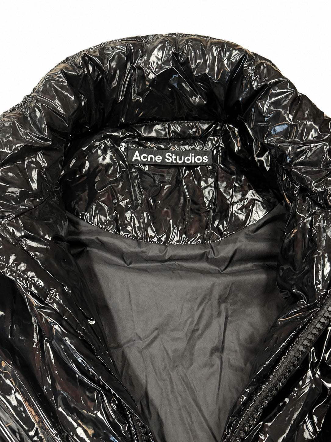 Acne Studios Patent Puffer Vest