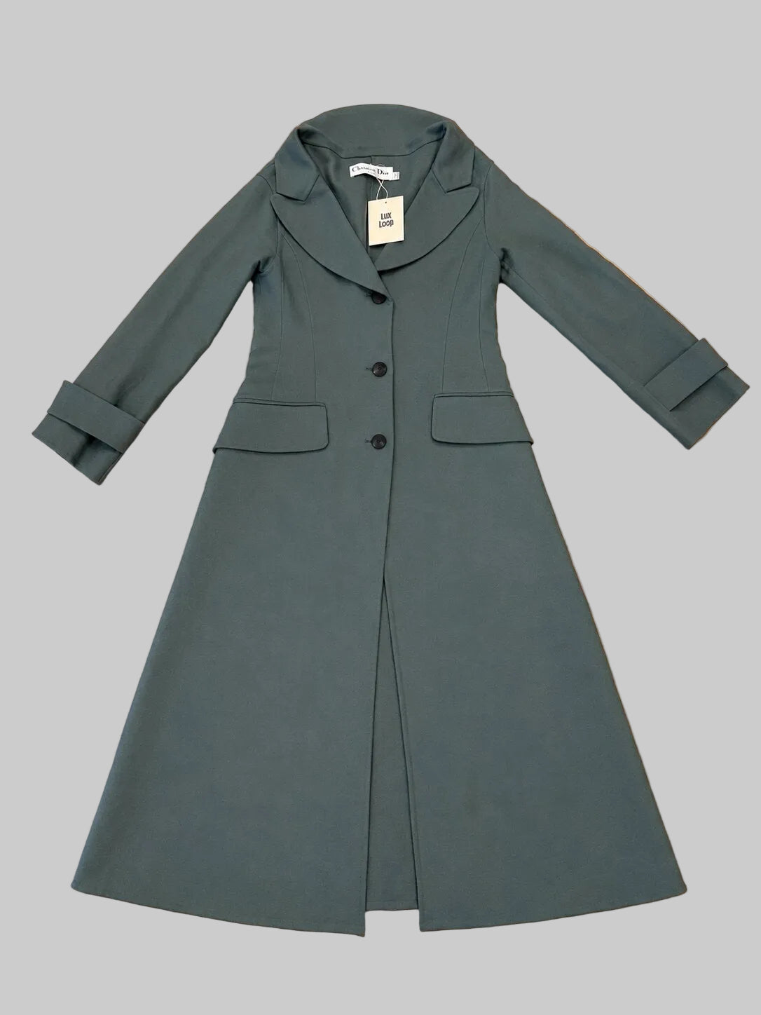 Christian Dior Wool A-Line Coat