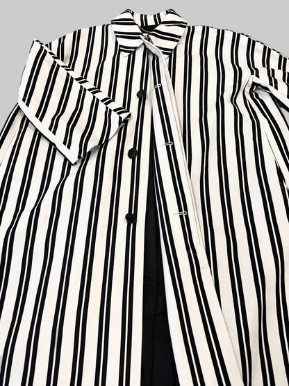 Balenciaga Paris Striped Shirt Dress