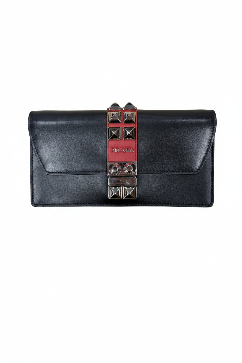 Prada Elektra Chain Wallet / Clutch