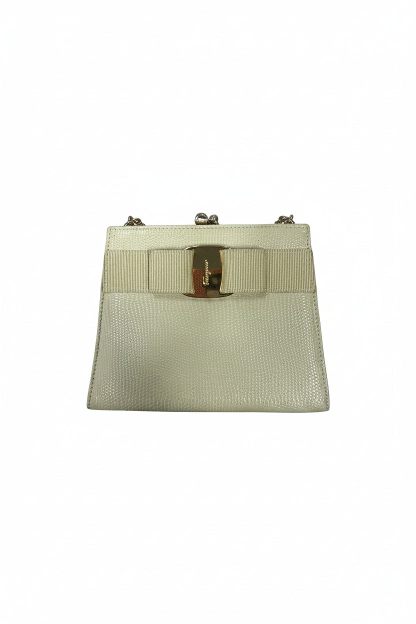 Ferragamo Vara Bow Mini Chain Bag