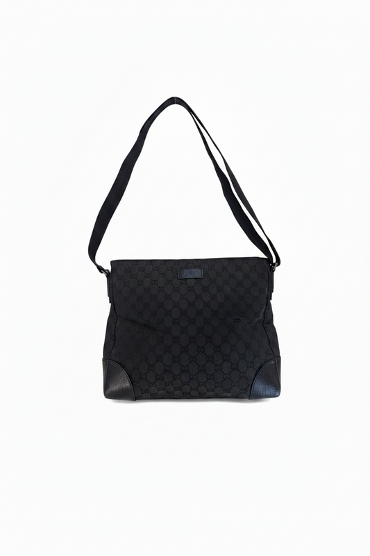 Gucci GG Canvas Medium Messenger Bag