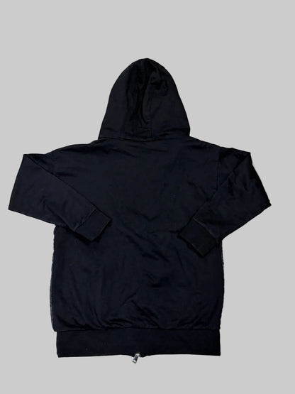 Moncler Maglione Tricot Zip-Up Hybrid Hoodie
