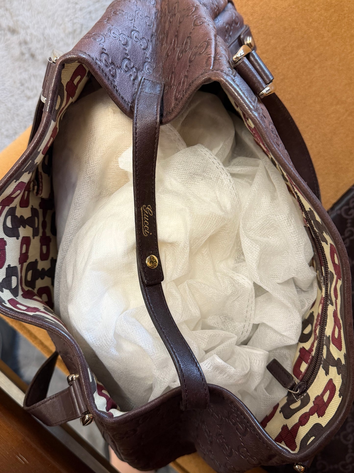 Gucci Leather Hobo Bag