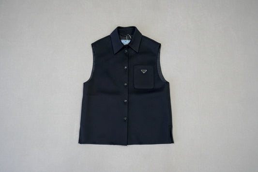 Prada Cotton Button Up Vest