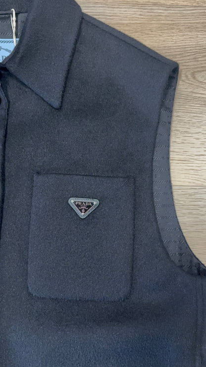 Prada Cotton Button Up Vest