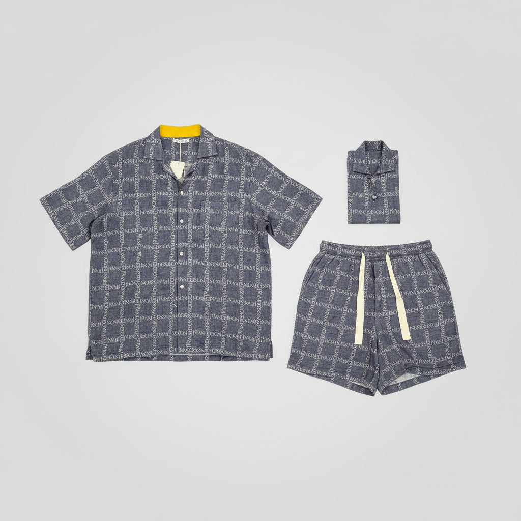 JW Anderson Monogram Shirt & Shorts Set