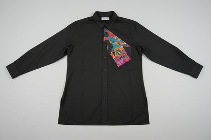Yohji Yamamoto Pour Homme Asymmetric Panel Shirt
