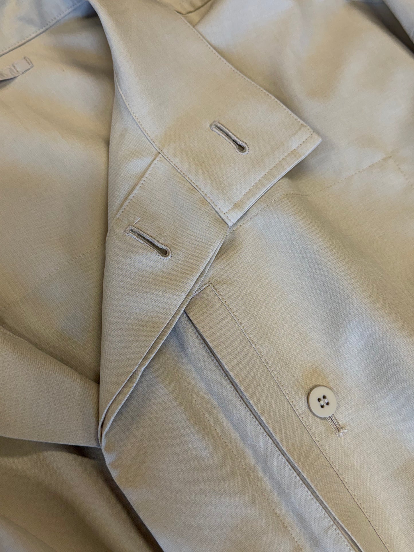 Issey Miyake Men Cropped Gathered Jacket