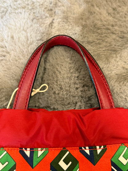 Gucci Geometric Monogram Canvas Drawstring Backpack