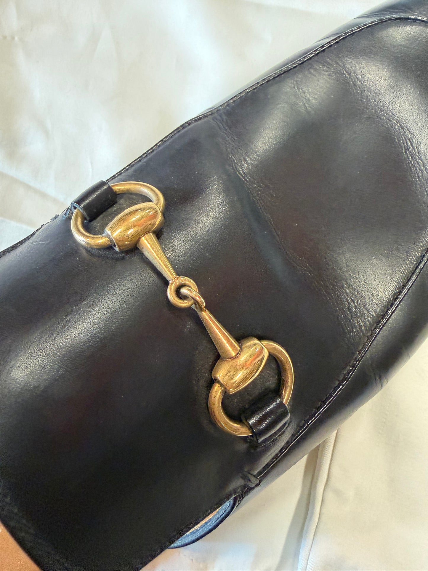 Gucci Princetown Black Leather Flat Mule